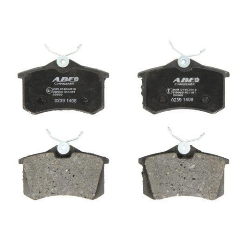 ABE Bremsbelagsatz, Scheibenbremse C2W002ABE