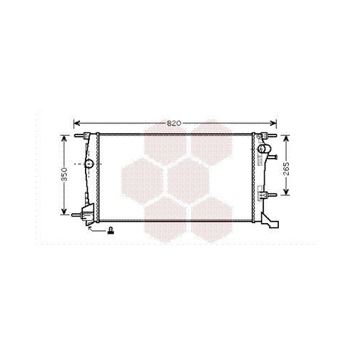 VAN WEZEL K&uuml;hler, Motork&uuml;hlung 43002445