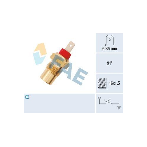 FAE Temperaturschalter, K&uuml;hlmittelwarnlampe 35101
