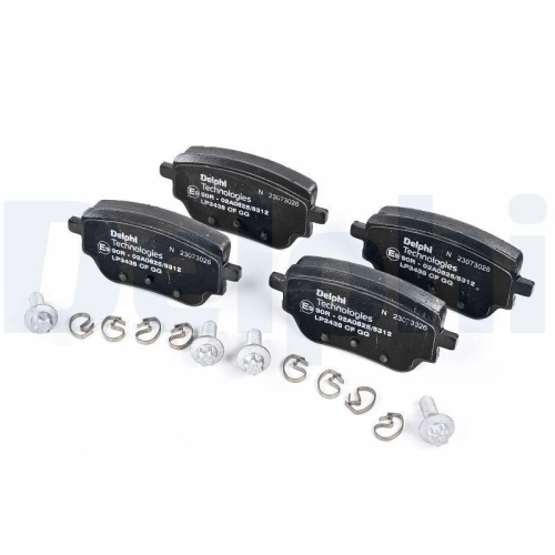 DELPHI Bremsbelagsatz, Scheibenbremse LP3438