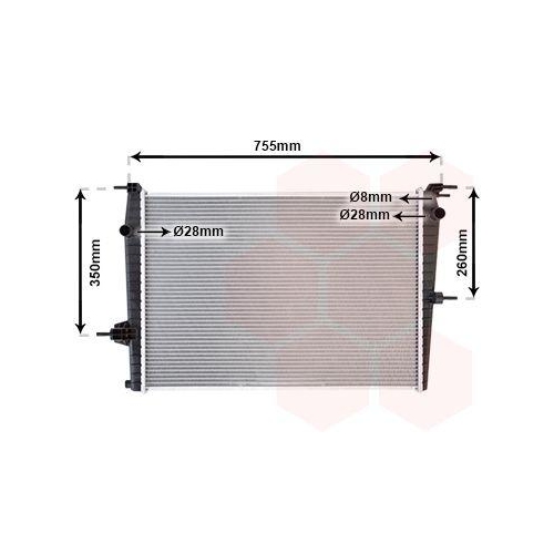 VAN WEZEL K&uuml;hler, Motork&uuml;hlung 43002458