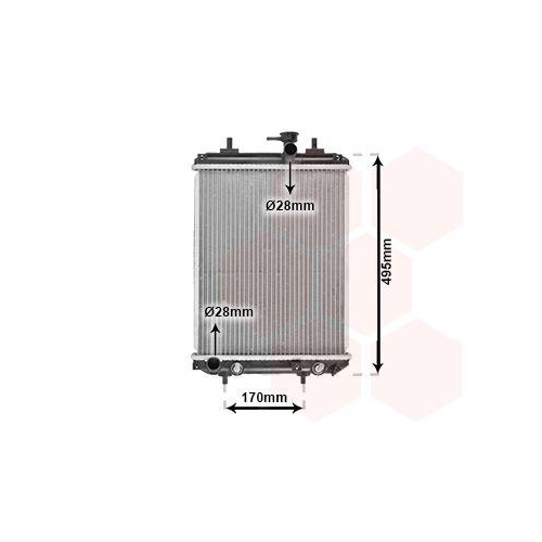 VAN WEZEL K&uuml;hler, Motork&uuml;hlung 11002065