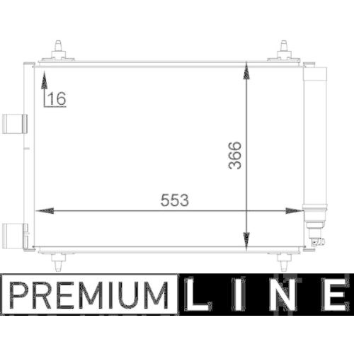 MAHLE Kondensator, Klimaanlage BEHR *** PREMIUM LINE *** AC 314 000P