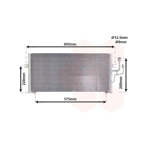 VAN WEZEL Kondensator, Klimaanlage 32005119