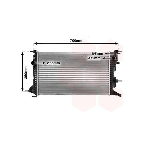 VAN WEZEL K&uuml;hler, Motork&uuml;hlung 43002460