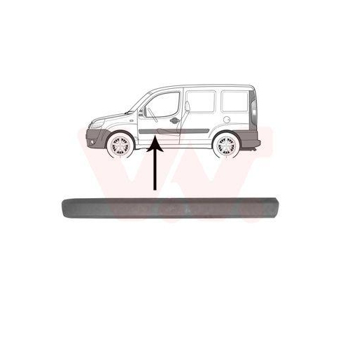 VAN WEZEL Zier-/Schutzleiste, T&uuml;r 1637427