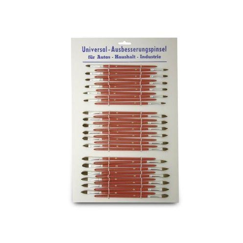 Ausbesserungs-Pinselset Karte Satz Sortiment Lackierung Lackierer PROFI COLOR