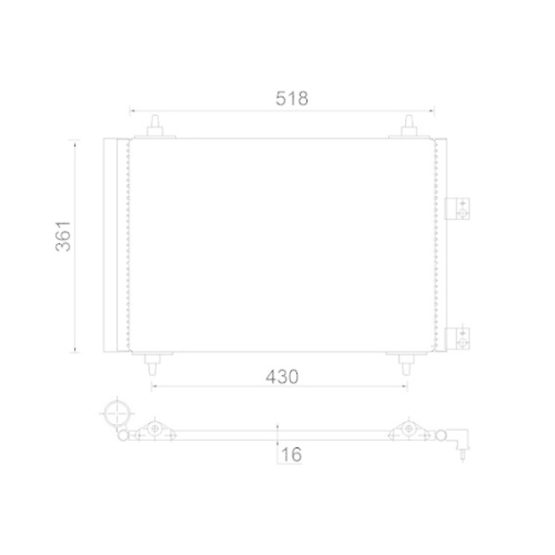 MAHLE Kondensator, Klimaanlage BEHR AC 314 000S
