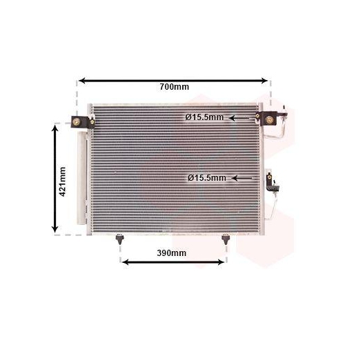 VAN WEZEL Kondensator, Klimaanlage 32005191