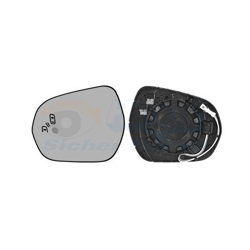 VAN WEZEL Spiegelglas, Au&szlig;enspiegel * HAGUS * 1809837