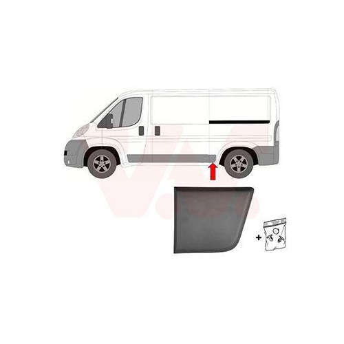 VAN WEZEL Zier-/Schutzleiste, Seitenwand 1651417