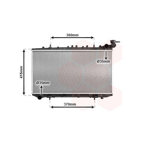 VAN WEZEL K&uuml;hler, Motork&uuml;hlung 13002094