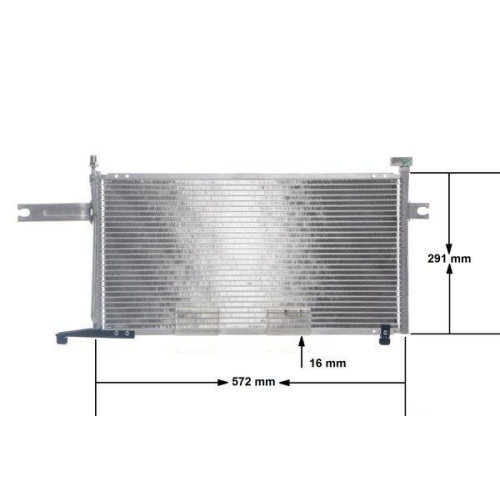 MAHLE Kondensator, Klimaanlage BEHR AC 319 000S