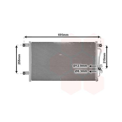 VAN WEZEL Kondensator, Klimaanlage 32005206