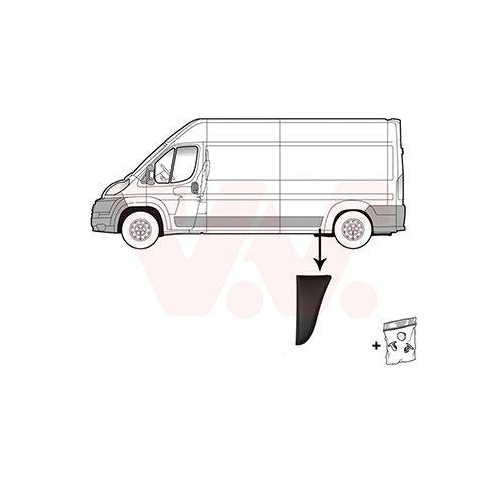 VAN WEZEL Zier-/Schutzleiste, Seitenwand 1652415