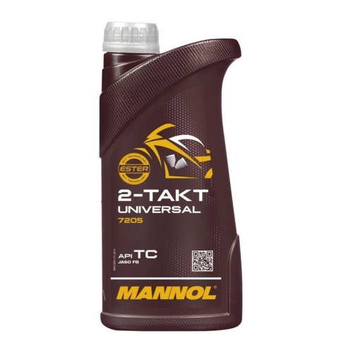 Motor&ouml;l Motoren&ouml;l Mannol 2-Takt Universal 1 Liter Flasche MN7205-1