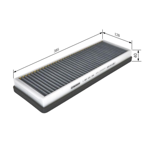 BOSCH Filter, Innenraumluft 1 987 431 154