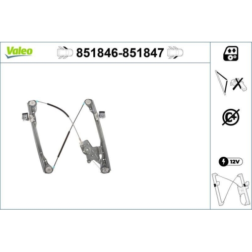 VALEO Fensterheber 851846