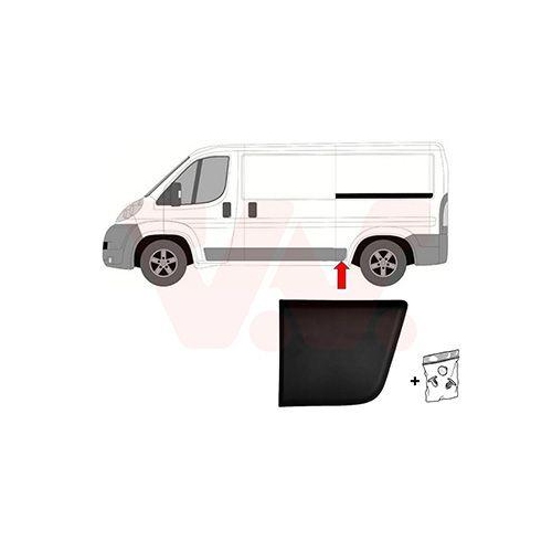 VAN WEZEL Zier-/Schutzleiste, Seitenwand 1652417