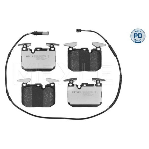 MEYLE Bremsbelagsatz, Scheibenbremse MEYLE-PD: Advanced performance and design. 025 250 2818/PD