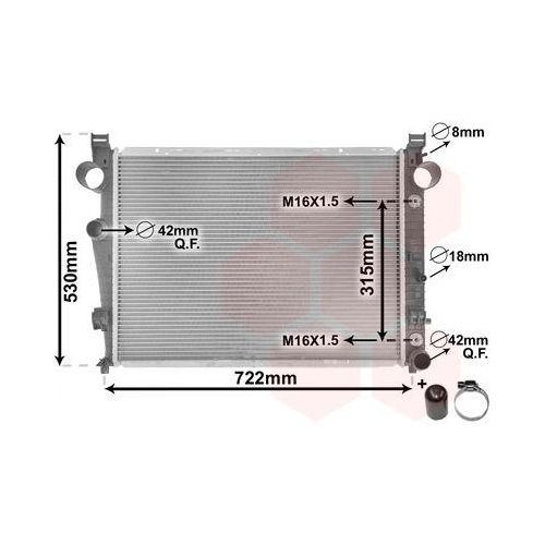 VAN WEZEL K&uuml;hler, Motork&uuml;hlung *** IR PLUS *** 30002301
