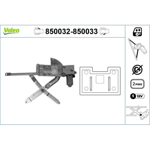 VALEO Fensterheber 850033