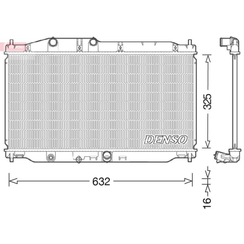 DENSO K&uuml;hler, Motork&uuml;hlung DRM40043