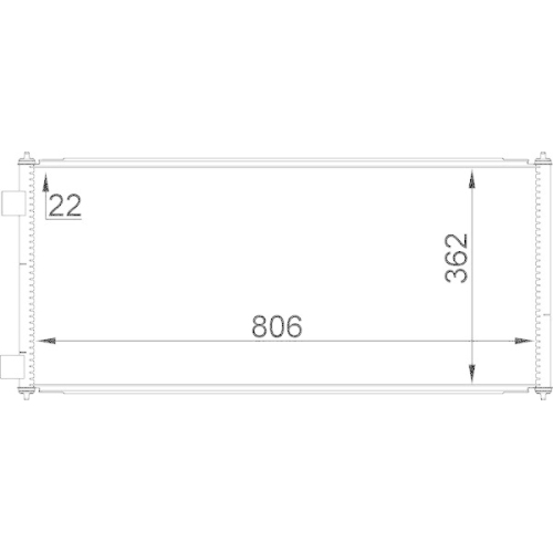 MAHLE Kondensator, Klimaanlage BEHR AC 321 000S