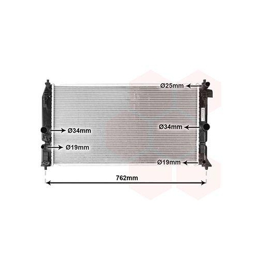 VAN WEZEL K&uuml;hler, Motork&uuml;hlung 54012701
