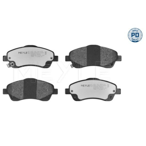 MEYLE Bremsbelagsatz, Scheibenbremse MEYLE-PD: Advanced performance and design. 025 237 6819/PD