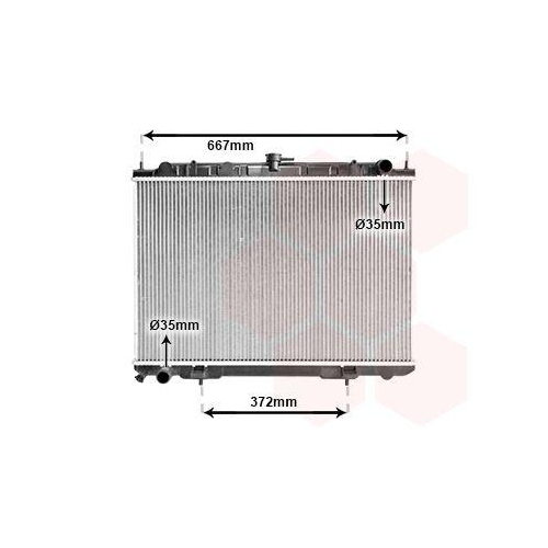 VAN WEZEL K&uuml;hler, Motork&uuml;hlung 13002241