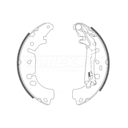 TOMEX Brakes Bremsbackensatz TX 21-85