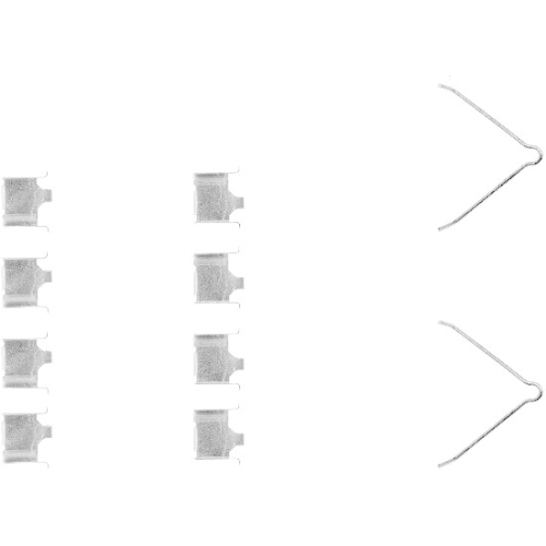 HELLA Zubeh&ouml;rsatz, Scheibenbremsbelag 8DZ 355 202-451