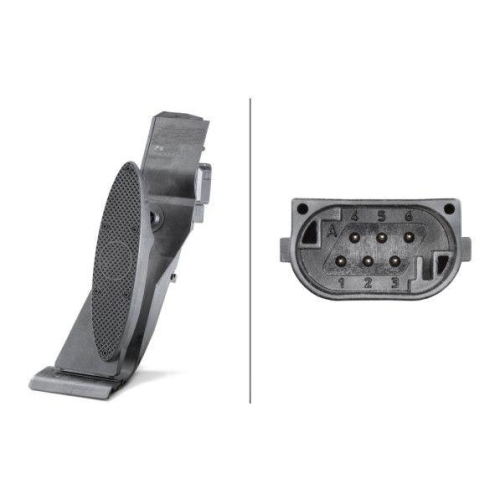 HELLA Sensor, Fahrpedalstellung 6PV 010 946-431