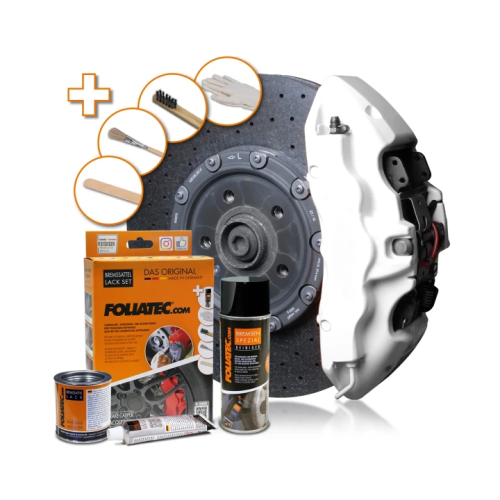 Foliatec Bremssattellack weiß pure white 2168 7-teilig hitzebeständig
