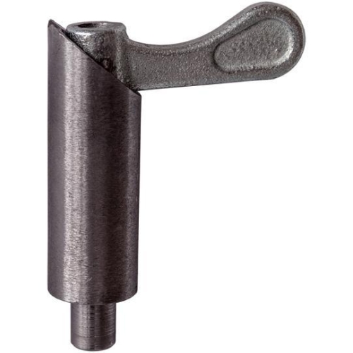 Federriegel S 1014 N, Durchmesser 10 mm, Hub 14 mm, Handhebel verzinkt Suer