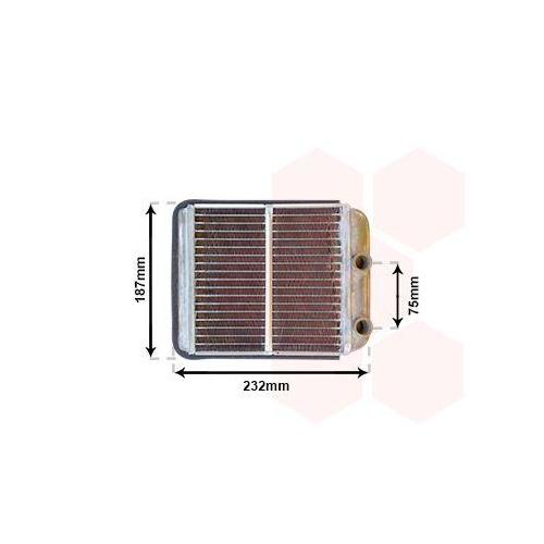 VAN WEZEL W&auml;rmetauscher, Innenraumheizung 32006186