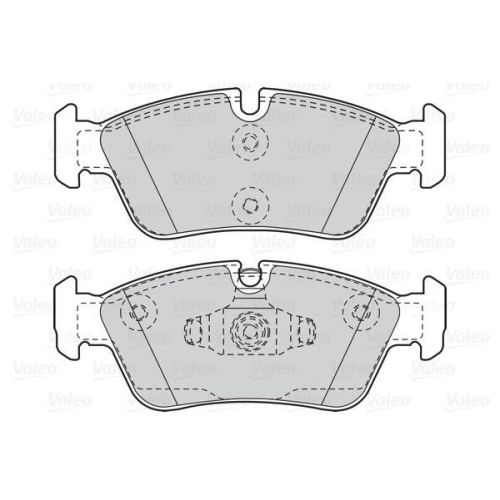 VALEO Bremsbelagsatz, Scheibenbremse ESSENTIAL 302050