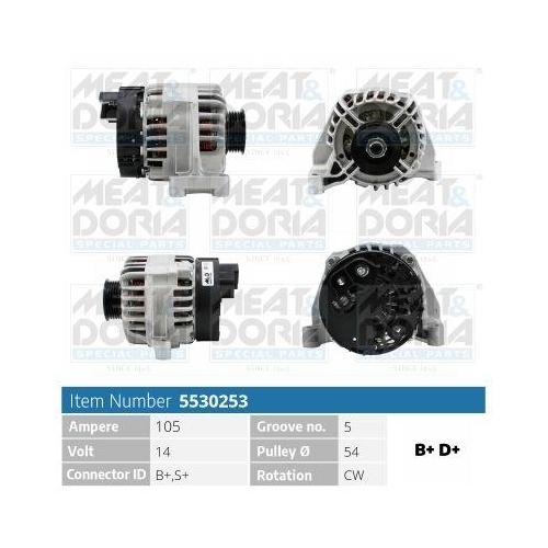MEAT & DORIA Generator 5530253