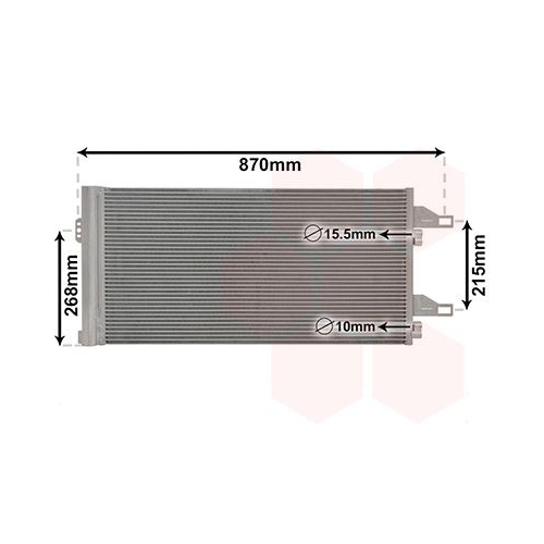 VAN WEZEL Kondensator, Klimaanlage 09005246