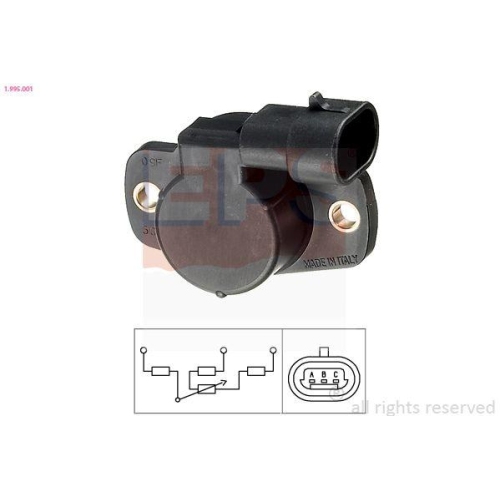 EPS Sensor, Drosselklappenstellung Made in Italy - OE Equivalent