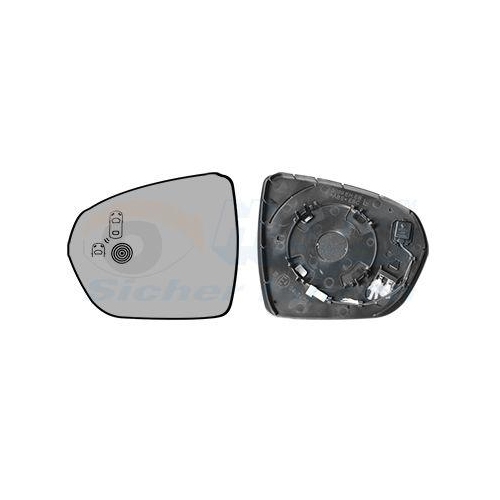 VAN WEZEL Spiegelglas, Au&szlig;enspiegel * HAGUS * 4084835