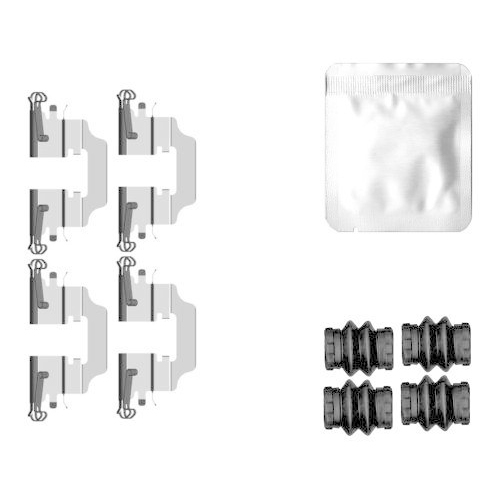 HELLA Zubehörsatz, Scheibenbremsbelag 8DZ 355 207-101