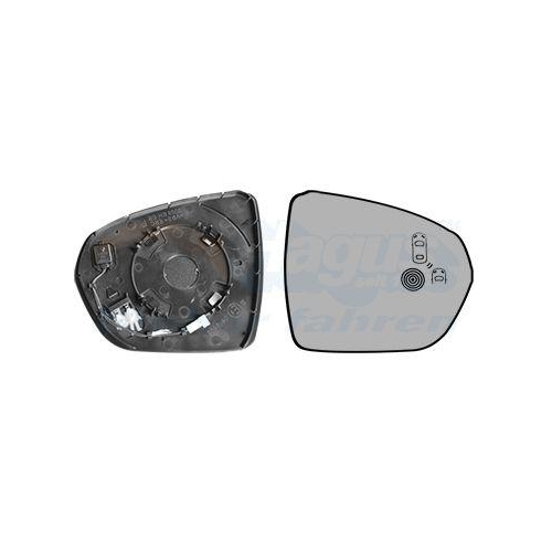 VAN WEZEL Spiegelglas, Au&szlig;enspiegel * HAGUS * 4084836