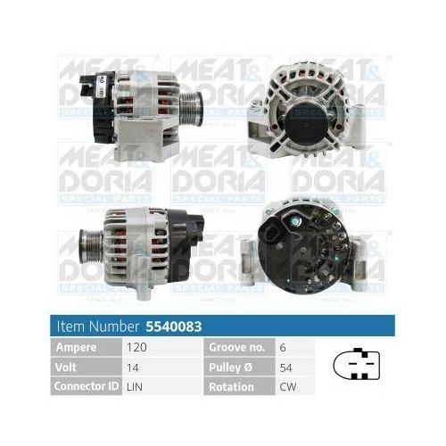MEAT & DORIA Generator 5540083