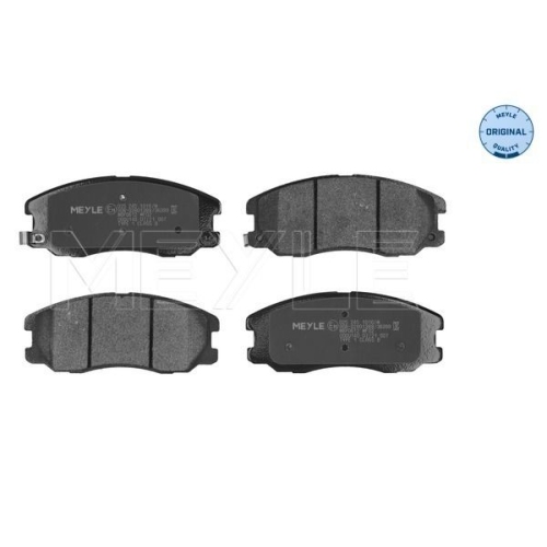 MEYLE Bremsbelagsatz, Scheibenbremse MEYLE-ORIGINAL: True to OE. 025 245 1016/W