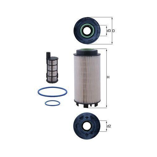 MAHLE Kraftstofffilter KX 403/1KIT