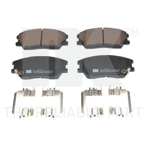 NK Bremsbelagsatz, Scheibenbremse 223538