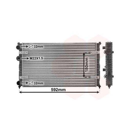 VAN WEZEL K&uuml;hler, Motork&uuml;hlung *** IR PLUS *** 49002023