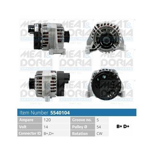MEAT & DORIA Generator 5540104